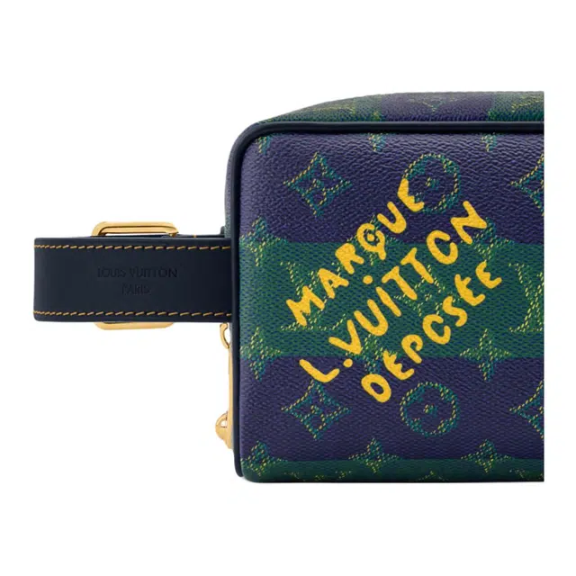 LOUIS VUITTON LOCKER DOPP KIT Monogram Heritage