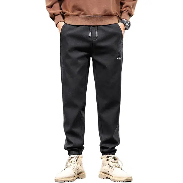 海尔斯 简约字母时尚舒适百搭系带休闲裤 男女同款