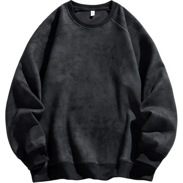 海尔斯 休闲美式圆领宽松套头百搭时尚简约卫衣 男女同款