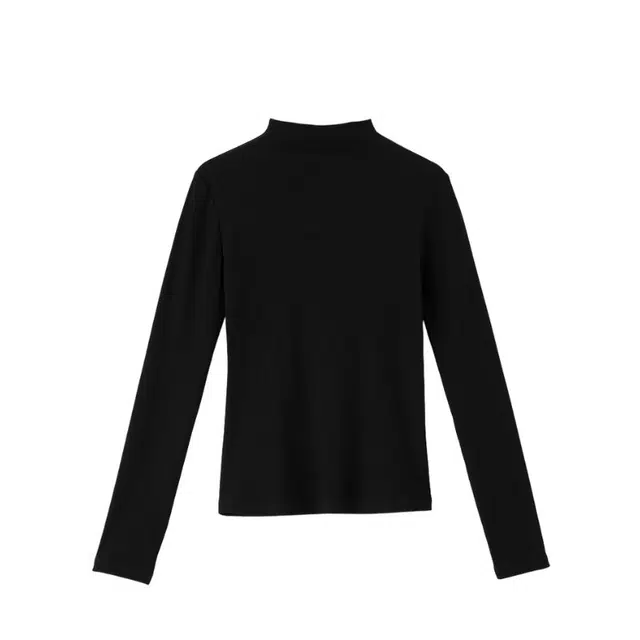 晚白 气质立领高弹减龄内搭通勤针织衫  女款