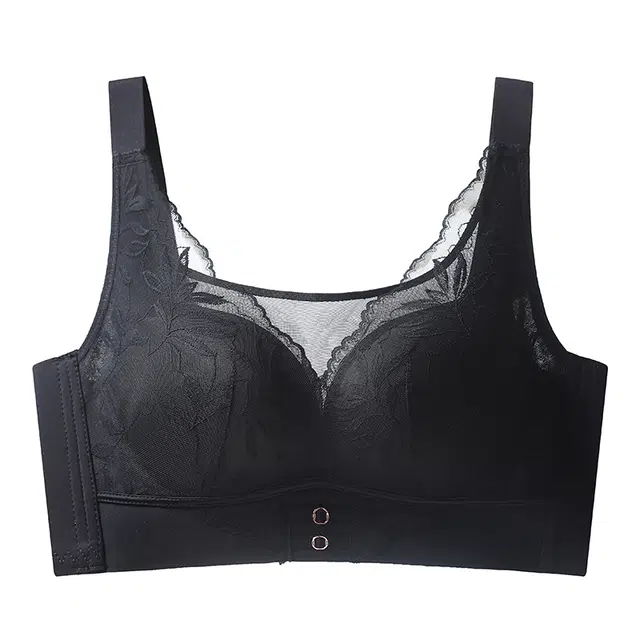 图兰朵 无痕小胸聚拢性感蕾丝内衣女无钢圈收副乳细腻柔滑软透气轻薄轻盈防下垂文胸 女款