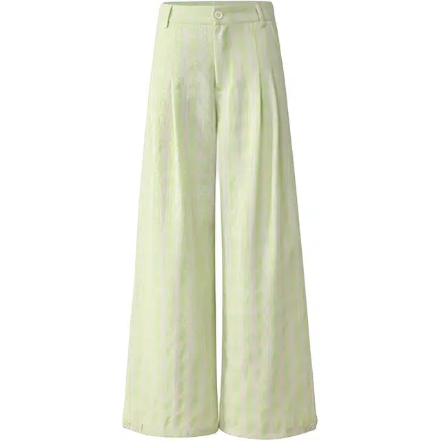 极限涡轮 美式复古高街小众痞帅潮流格子无性别主义穿搭亲肤柔软时尚个性高腰宽松百搭舒适设计感慵懒风显瘦直筒阔腿垂感裤休闲裤 男女同款