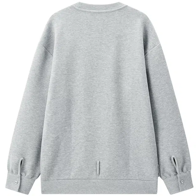 太平鸟 百搭舒适空气层刺绣字母圆领卫衣 女款