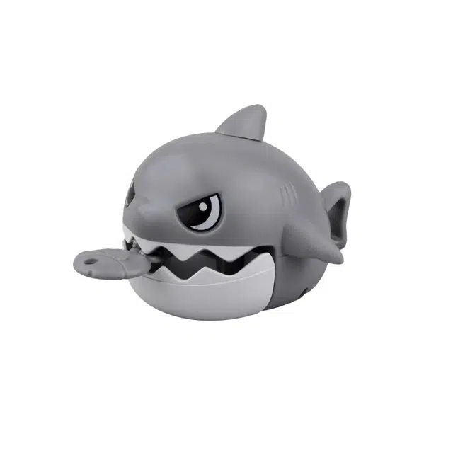 馨枕居 拉线咬牙鲨鱼 挂件可拉绳解压大鱼吃小鱼小鲨鱼钥匙扣 整蛊玩具