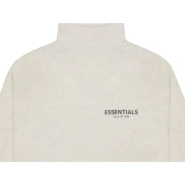 Fear of God Essentials SS20 Mock Neck Sweatshirt Oatmeal