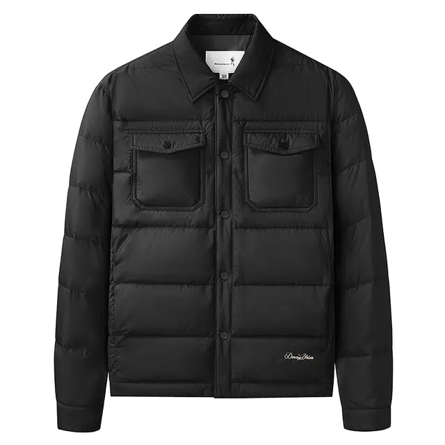 Dancing Wolf Goose Down Graphene Quilted Shirt Jacket