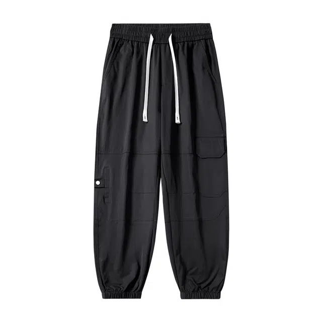 海尔斯 时尚美式百搭运动宽松简约休闲裤 男款