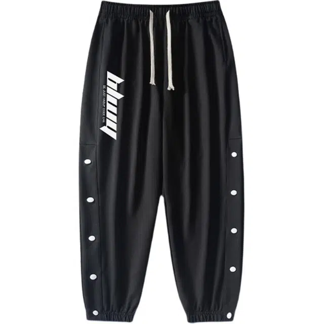 海尔斯 潮流束脚运动宽松舒适百搭简约休闲裤 男女同款