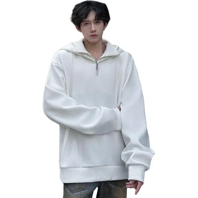 加荣 美式潮牌设计感衫潮流复古高级休闲卫衣 男女同款