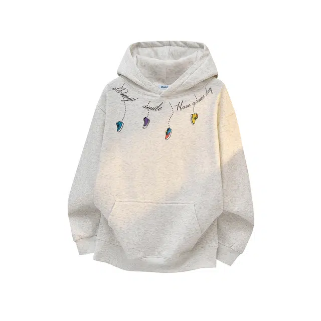Duoyi Color Logo Hoodie