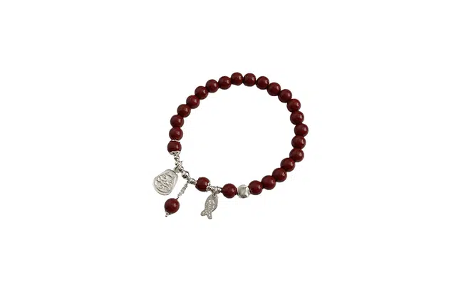 克拉日记 新中式国潮复古国风古风千万两招财猫小鱼流苏 招财#好运 琉璃 手串 女款