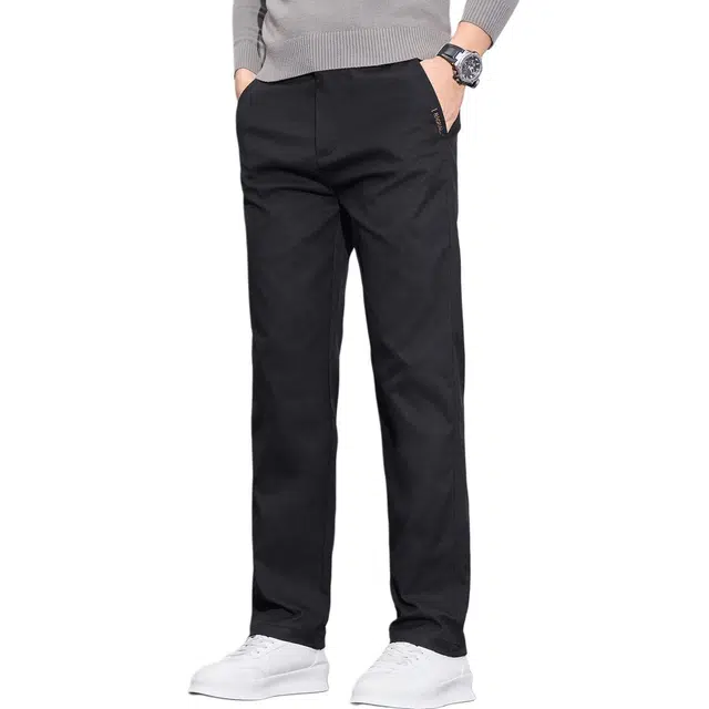 海尔斯 舒适百搭简约时尚修身休闲裤 男女同款