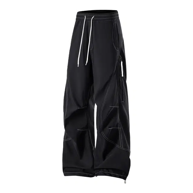 马员外 防水多口袋宽松百搭休闲裤 男款