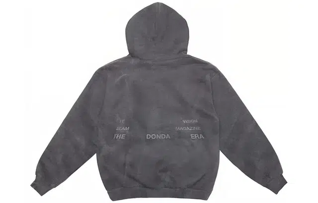 Kanye West DONDA Slam Hoodie Washed Black