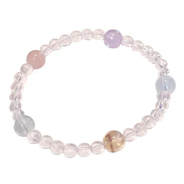 前方大荒野 多宝珠 平安喜乐吉祥如意简约时尚小众设计精致小巧独特气质#好运 琉璃 手串 女款