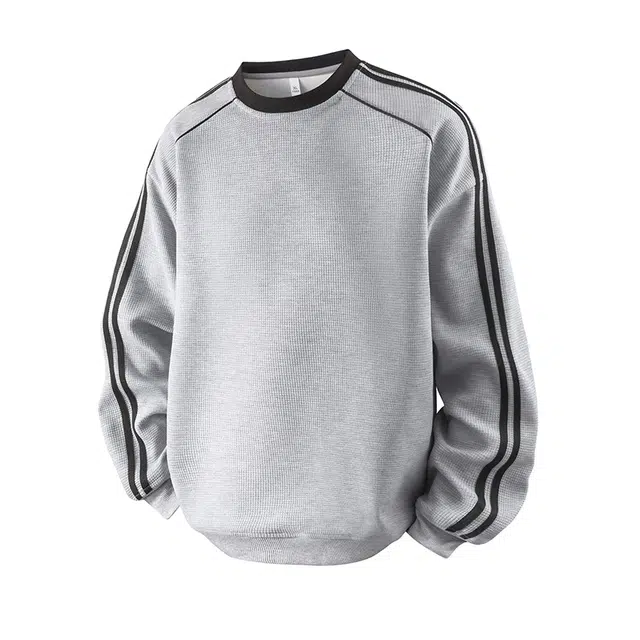 海尔斯 休闲系列 美式高街潮牌圆领运动宽松长袖卫衣 男女同款