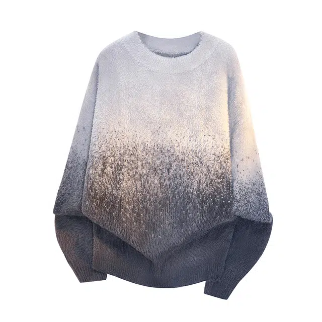 马员外 圆领宽松简约时尚针织衫 男女同款