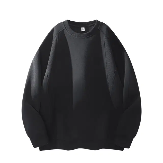 海尔斯 复古休闲圆领长袖宽松百搭时尚简约卫衣 男款