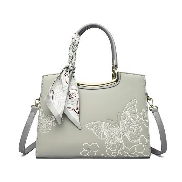 CLEVER&KETCH Elegant Embroidered Shoulder Bag