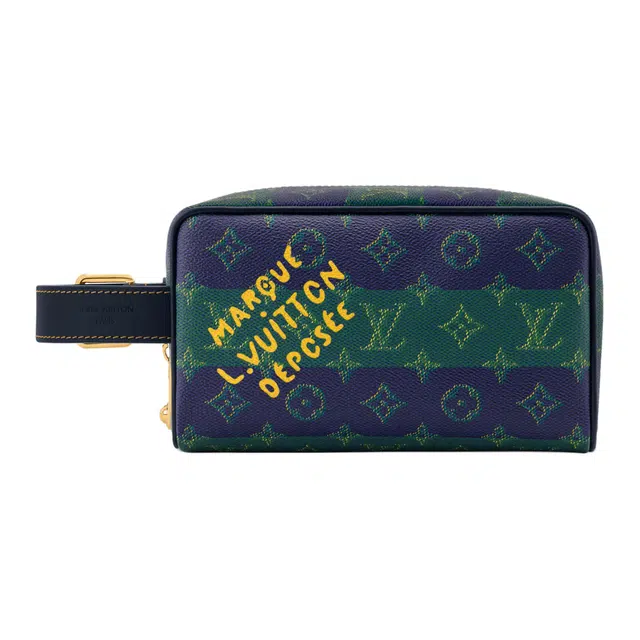 LOUIS VUITTON LOCKER DOPP KIT Monogram Heritage