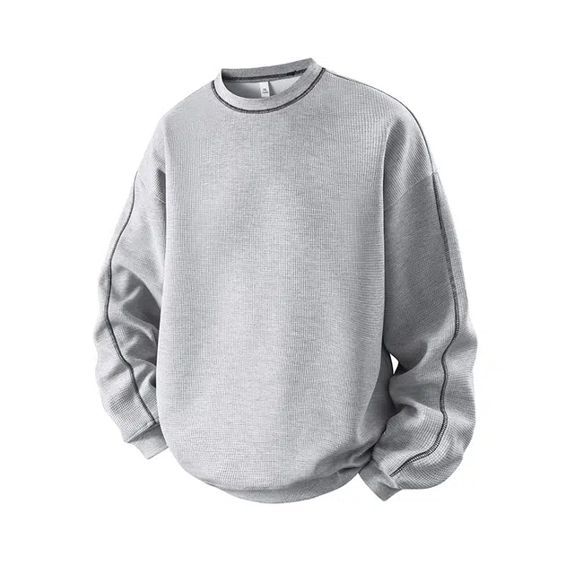 海尔斯 简约休闲舒适百搭圆领宽松卫衣 男女同款