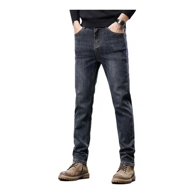 海尔斯 简约舒适百搭中腰拉链休闲裤 男款