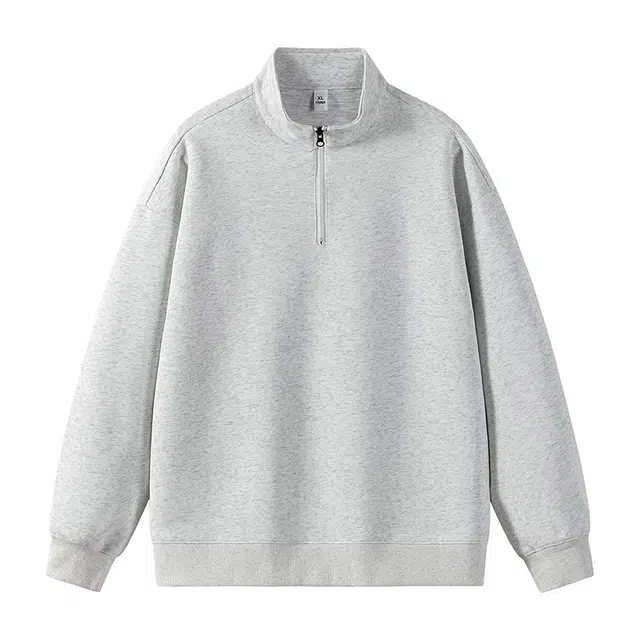 海尔斯 简约纯色休闲舒适百搭立领长袖卫衣 男款