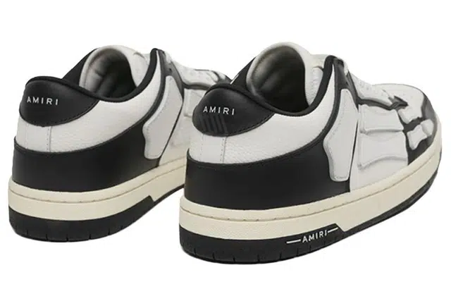 AMIRI Skel-Top Low Black White