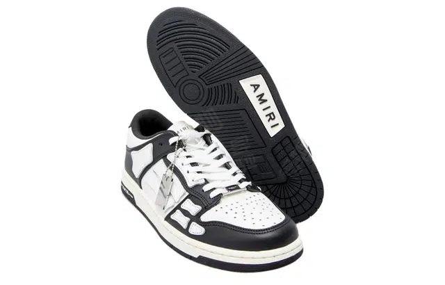 AMIRI Skel-Top Low Black White