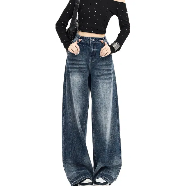 如续 舒适时尚优雅百搭气质牛仔裤 女款