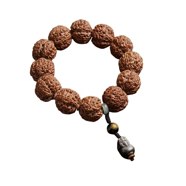 茂琼 招财纳福盘玩五瓣高端精品原籽文玩配饰貔貅复古风格高雅品味精美配饰盘玩#好运 金刚菩提 手串 男款