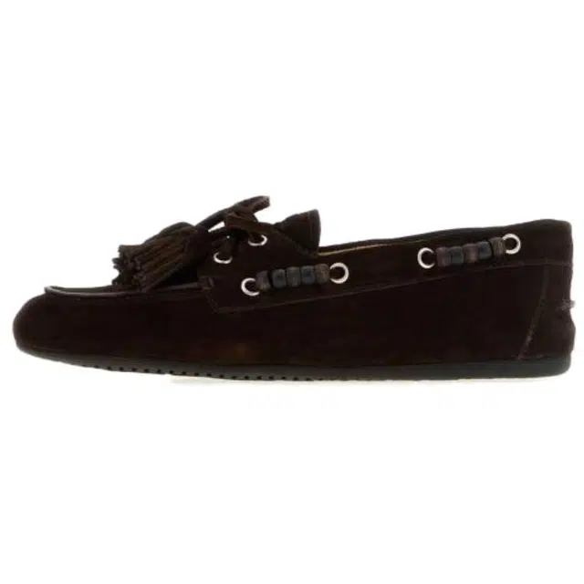 Miu Miu Tassel Loafers Brown