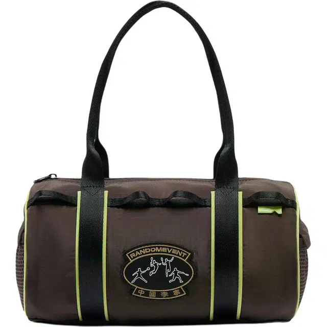 中国李宁 时尚潮流品牌徽标 涤纶 旅行包 男女同款情侣款 棕色