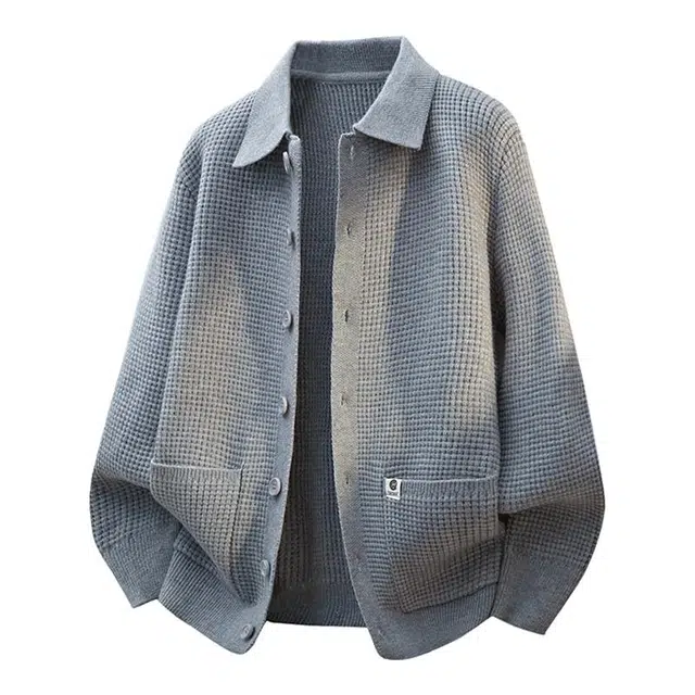 海尔斯 时尚都市打底衫开衫潮流宽松针织衫 男女同款