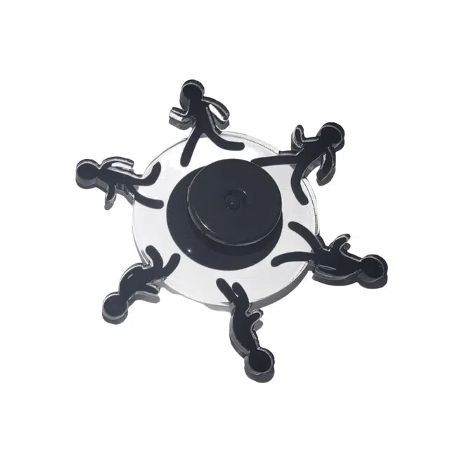 亿嘉爱 火柴人跑步 动态趣味摸鱼奔跑小人 指尖陀螺