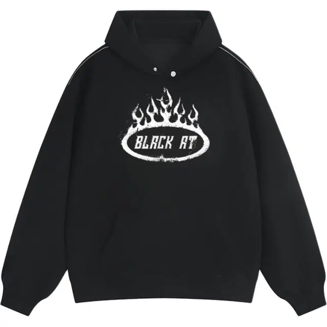 BLACK AT oversize