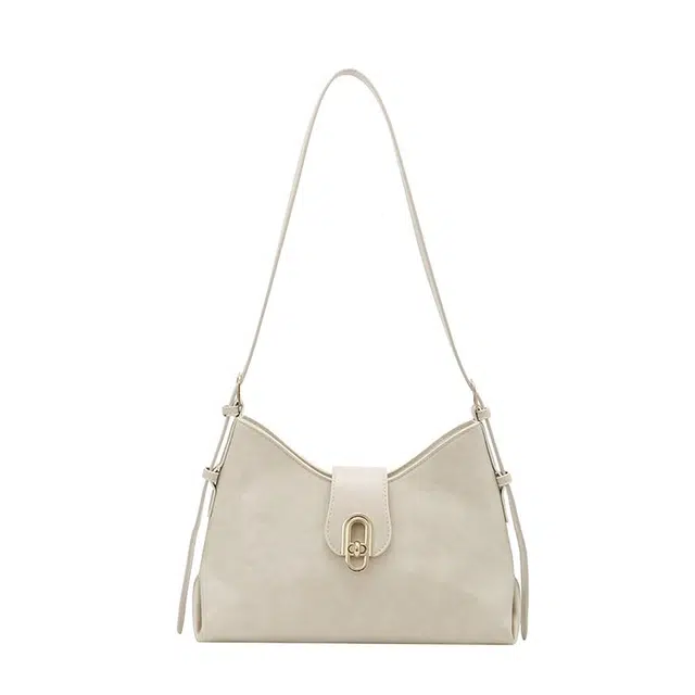 ORANGE BEAN PU Tote