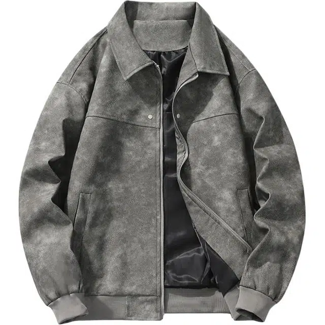 海尔斯 百搭时尚宽松简约复古夹克外套 男款