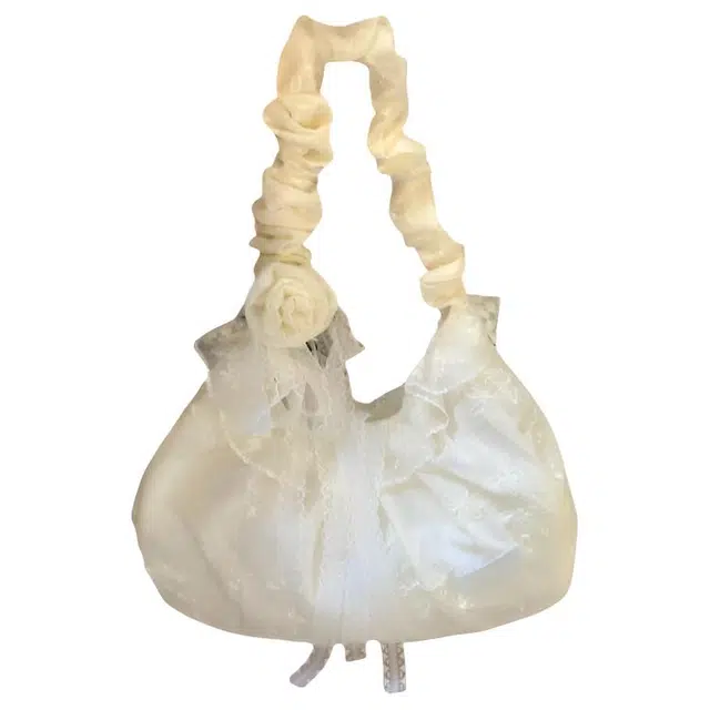 捷朗仕 花朵蕾丝仙气百搭出行韩系时尚 涤纶（聚酯纤维） 单肩包 常规 女款 多色