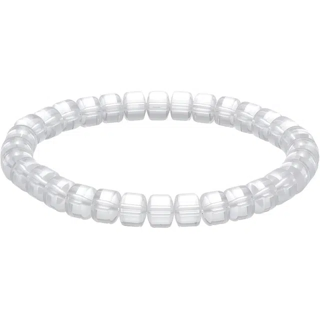 老庙 清透 净化负能量上岸水逆退散 轻奢小众高级感日常通勤百搭#好运天然 白水晶 手串 女款