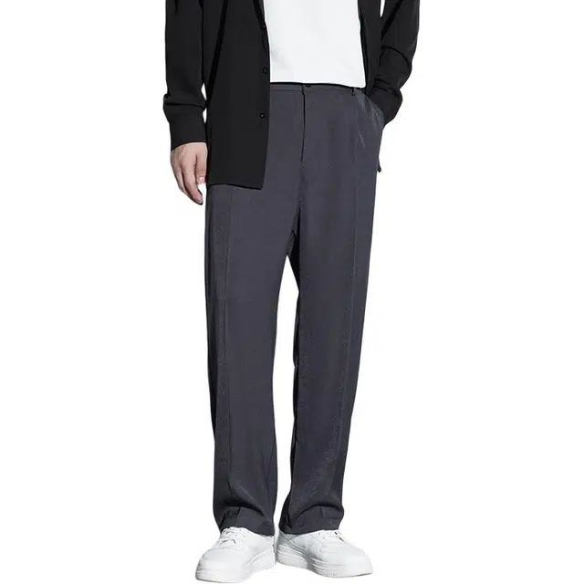 海尔斯 百搭时尚宽松简约西装休闲裤 男款