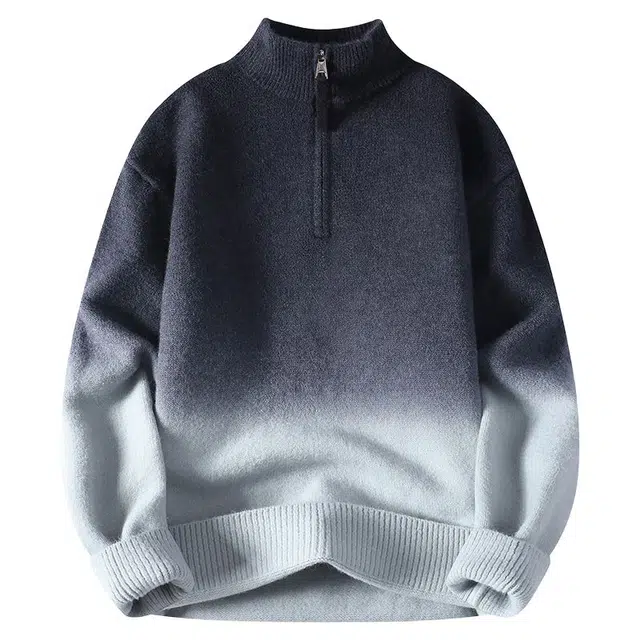 海尔斯 时尚潮流渐变针织衫 男款