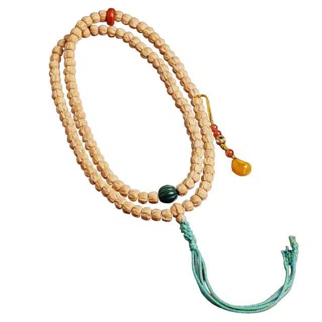 宣华意 精品热振原皮原籽藏式直切顺纹 复古国潮轻奢高级小众设计文玩配饰 多圈叠戴#好运 柏香籽/百香籽 手串 男女同款情侣款