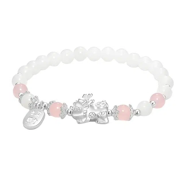 唐述 新中式国潮小众时尚高级日常百搭财纳福财运亨通好运招貔貅吞金兽 菩提根 手串 男女同款情侣款