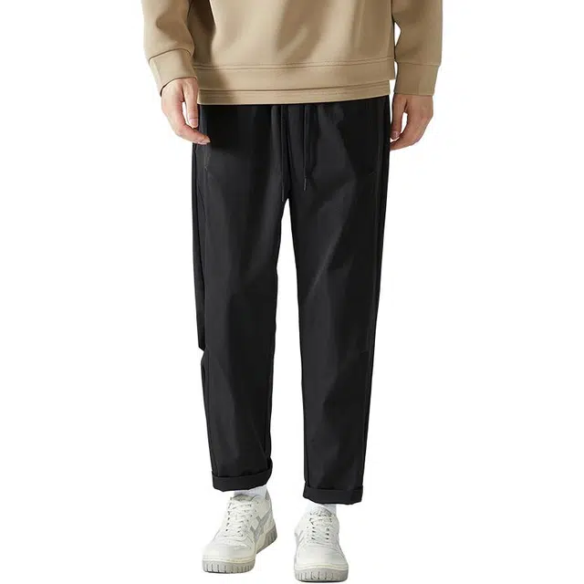 海尔斯 潮流美式百搭时尚简约宽松直筒工装裤 男款