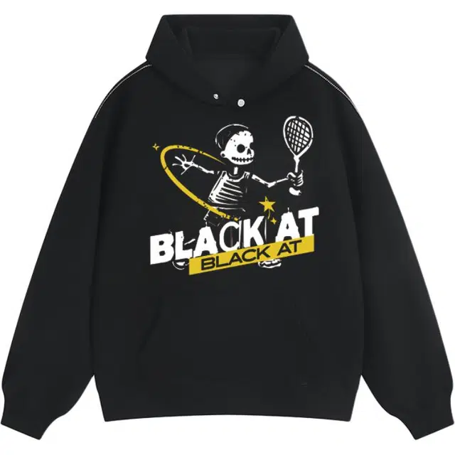 BLACK AT oversize