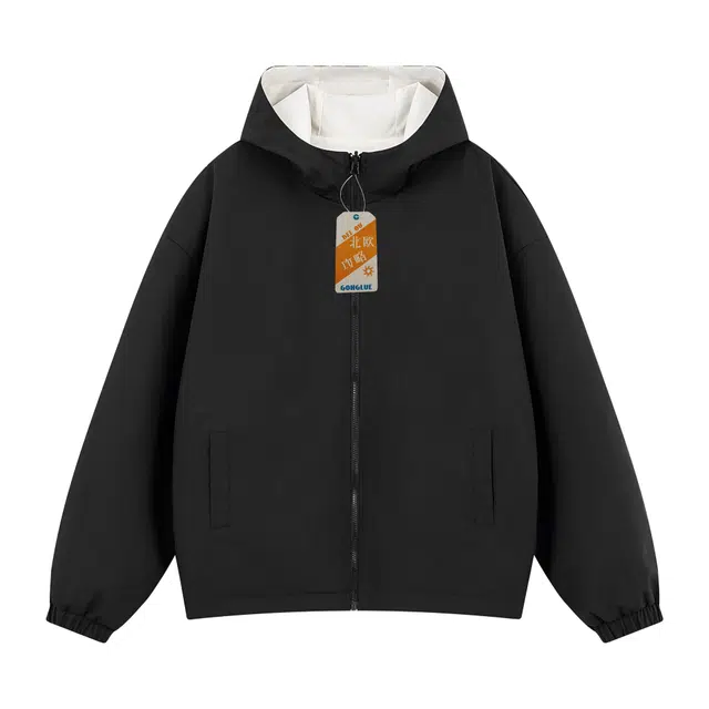 北欧攻略 美式高质量简约休闲宽松小众双面穿防水夹克 男女同款