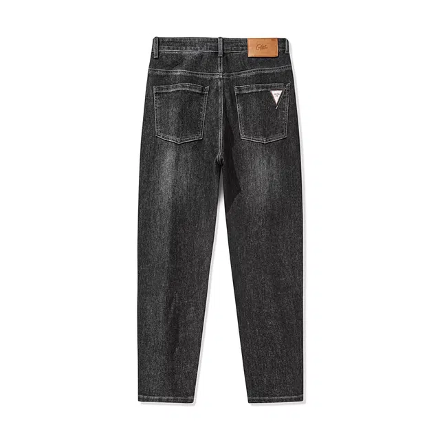 邦固依品 美式潮牌高街复古水洗做旧宽松百搭舒透气免烫抗皱休闲直筒牛仔裤 男款