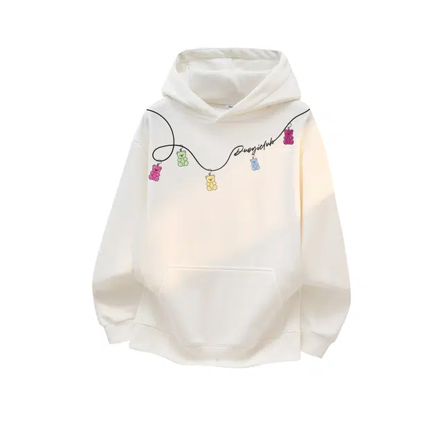 Duoyi Bear Logo Hoodie