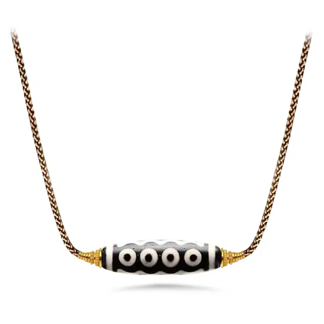 百无禁忌百财来 玉临门 招财转运藏式七眼天珠手工编织绳吉祥平安百搭佛系挂件 阖家欢乐#好运 玛瑙 项链 男女同款情侣款